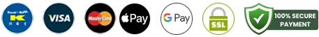 KNET · Visa · Mastercard · Apple Pay · Google Pay · SSL Secure